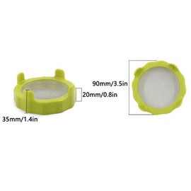 Sprouting Lids, Plastic Sprout Lid with Stainless Steel Screen for Wide Mouth Mason Jars, Germination Kit Sprouter Sprout Maker with Stand Water Tray Grow Bean Sprouts, Broccoli Seeds, Alfalfa, Salad