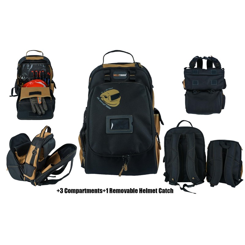MELOTOUGH Welding Backpack for Tools and Helmet Extreme Gear Pack