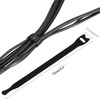 JBWKWELM 50PC Cable Ties Reusable - Cable Straps Multi-Purpose Tie