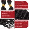 YXCHERISHAIR Boho Hair For Braids Curly Braiding Hair,2Bundles,18inch,1B