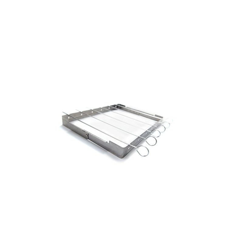 GrillPro 41338 Stainless Steel Shish Kebab Set