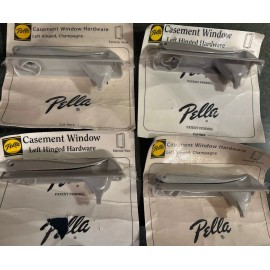 Pella Casement Operator Folding Handle & Cover LeftChampagne