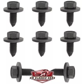 GM Replacement 1967-81 Firebird Camaro GTO Chevelle Hood Hinge Replacement BOLTS, Hood Bolts 8