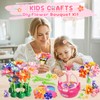 Vinkp Flower Crafts for Kids Ages 4-8: Upgrade Fabric Flower