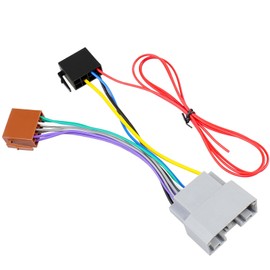 Fiegromech Car Stereo Wiring Harness Adapter Compatible with Jeep Grand Cherokee Wrangler Dodge Grand Caravan Ram Chrysler Sebring 22Pin Radio Wire Harness Connector Ignition Cable