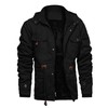 CHEXPEL Men's Thick Winter Jackets with Hood Fleece Lining Cotton