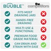 BUUBLE Ultimate Grease Drainer & Food Strainer (Aqua) Premium Heat-Resistant