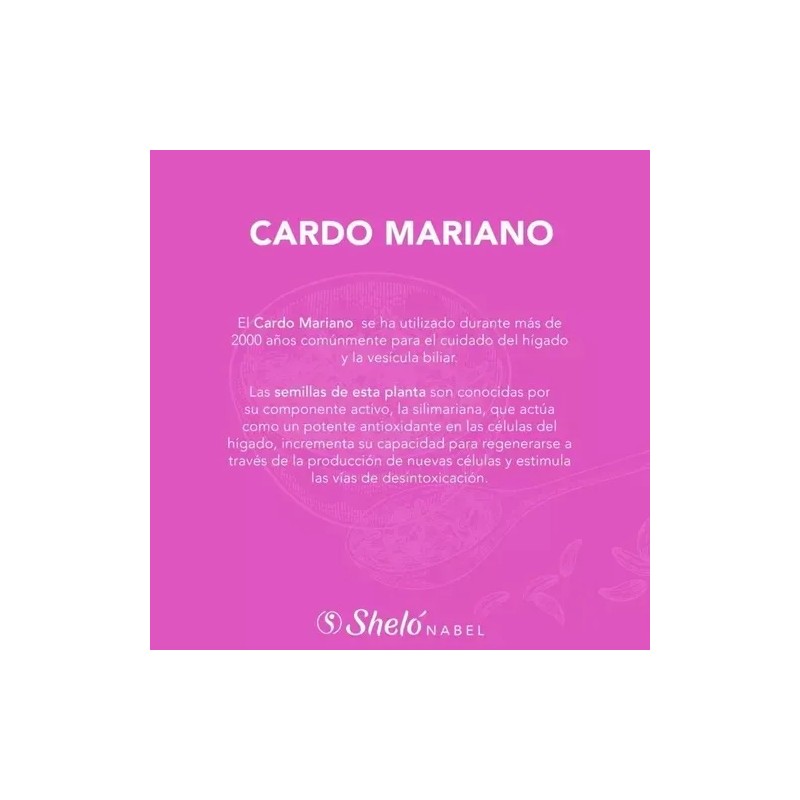 Extracto Cardo Mariano Sheló Nabel Sabor Amargo