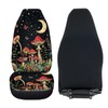WUYOJUXA Mushroom Print Car Seat Cover Set for Front Seat