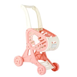 Kids Shopping Cart Toy Shopping Cart (Pink)