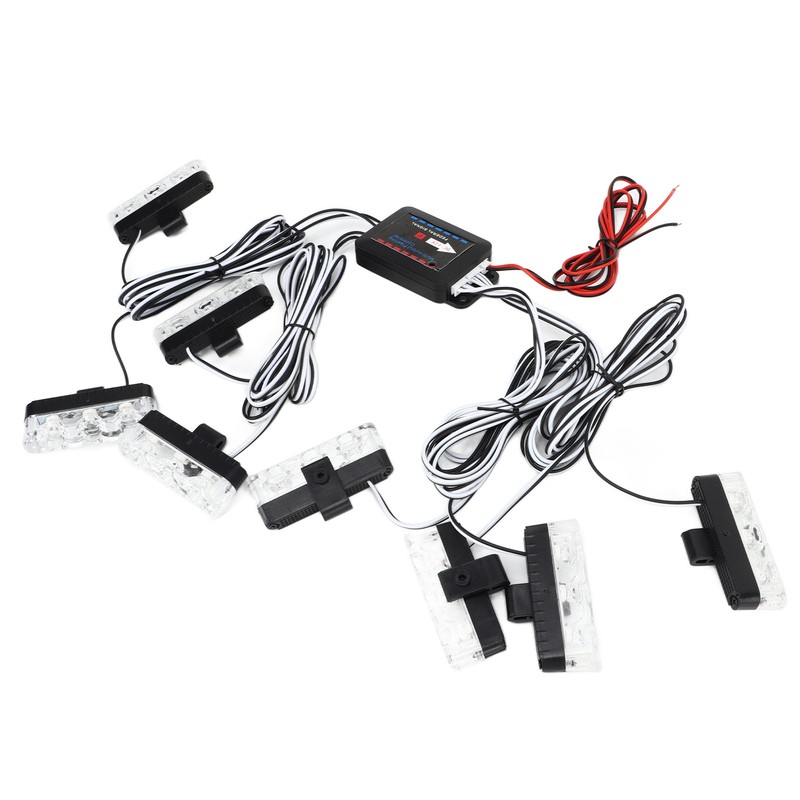 12V Car Emergency Strobe Lights Bright Illumination 24 LED Lights