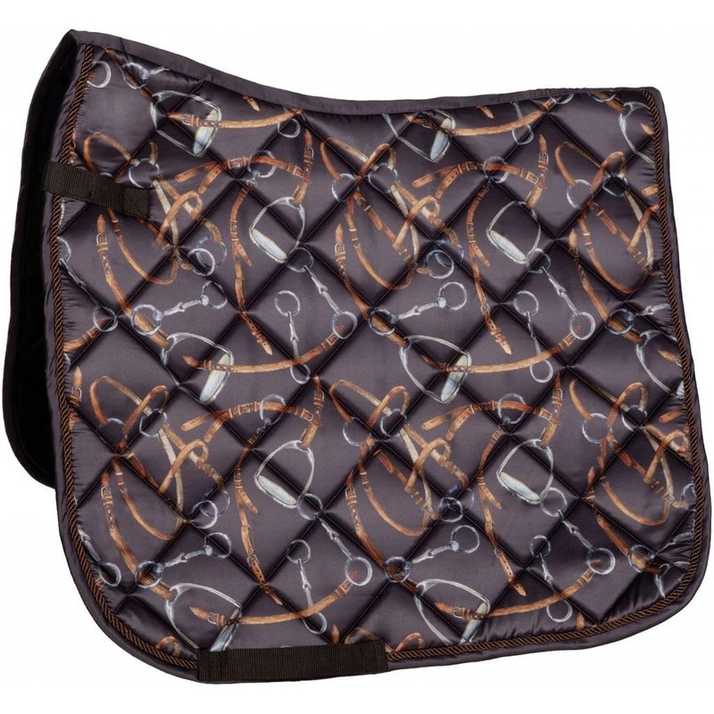 HKM Allure Saddle Cloth Orange Pony Dressage