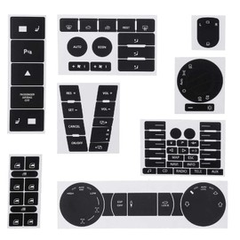 Wjelet Sticker for Volkswagen Centre Console Repair Kit Fix Scratch-Resistant Compatible with VW Touareg 7I 2004 to 2009 Car Switch Button