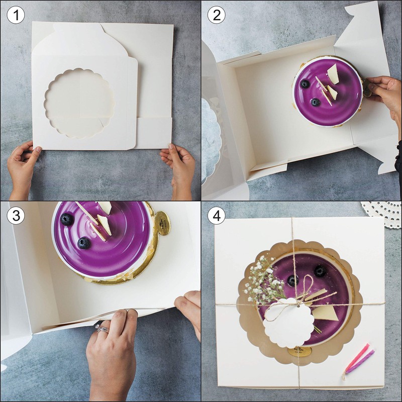 mudrit cake boxes (Multicolor)
