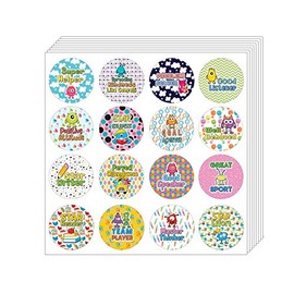 Creanoso Celebrate Learning Stickers (10-Sheet) - Assorted Designs for Children - Classroom Reward Incentives for Students - Stocking Stuffers Party Favors & Giveaways for Teens & Adults