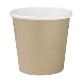 Fiesta Compostable Hot Cup Single Wall Kraft, 6 oz, Sleeve 50