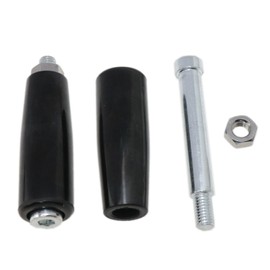 yukata Rotary Handles Lathe Hand Handle Marine Winch Handles Trailer Jack Crank Handwheel milling Machine Accessories M8 Threaded Handle with nut 2pcs (M8*63)