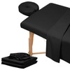 3 Piece Microfiber Massage Table Sheet Set, Beauty Massage Bed
