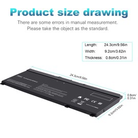SR03XL SR04XL SRO4XL Laptop Battery for Hp 917678-171 917678-1B1 917678-2B1 917724-855 HSTNN-DB7W HSTNN-IB7Z HSTNN-IB72 TPN-C133 TPN-C134 TPN-Q193 15-CB000 15-CE015DX 15-CE000 15-DC0000 Series