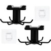 Under Cabinet 360° Rotatable Kitchen Hooks with 6-Claws, 2Pcs 360°