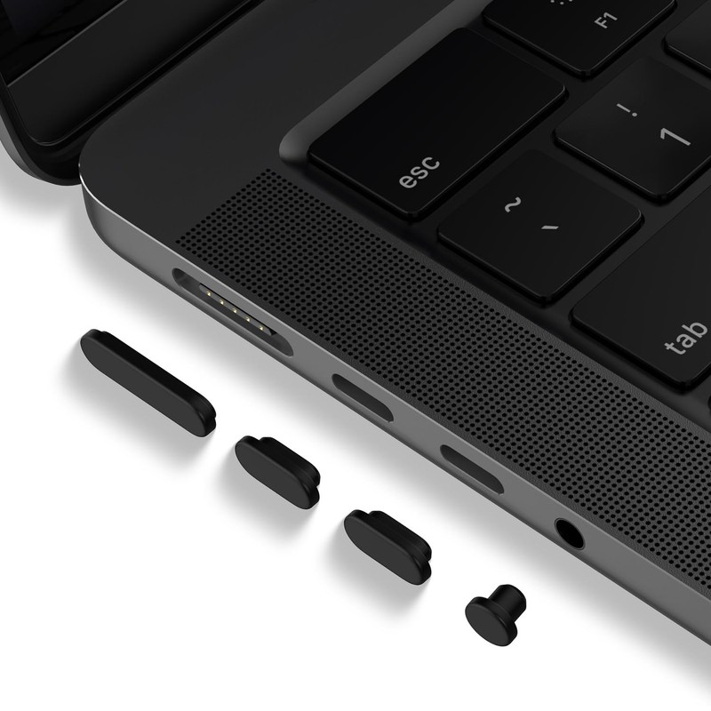 DAMMOMKO MacBook Pro M5 Accessories - 14PCS Dust Plugs for