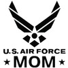 U. S Air Force MOM Vinyl Decal | Blac| Sticker