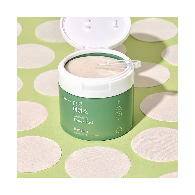 Hanskin [Hanskin] Mild Houttuynia cordata calming toner pad 70 sheets