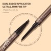 Music Flower Dual-Ended Microfilling Eyebrow Pen, Liquid Eyebrow Pen with