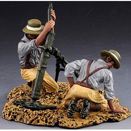Thomas Gunn Miniatures Lawrence of Arabia LOA005A British Stokes Gurkha Mortar Set 1:30 Scale Pewter