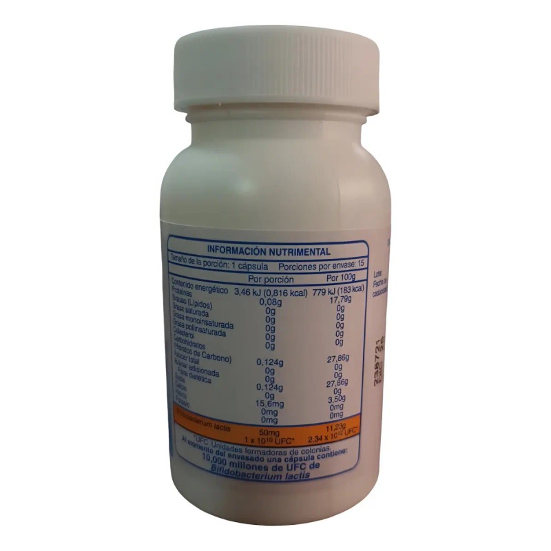 Suplemento Cápsula Naturex Suplementos Bifidobacterium Lactis Lactiv Fit 445mg