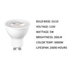 FEMILA GU10 LED Bulb 5W, 3000K Soft White 360 Lumens,