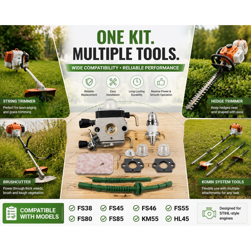 Carburetor Replacement Kit for STIHL Trimmers – Complete Fuel System