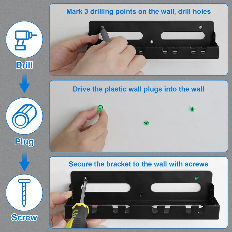 Riuog Wall Mount bracket for Switch ，Metal Wall Mount Bracket
