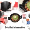 2Pcs Silicone Assist Handle Holder Grip, Heat Resistant Cast Iron
