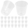 SUPVOX 50pcs Clear Orchid Pots with Drainage Holes, 1.5 Inch