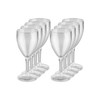 8.4 Oz - Unbreakable Stemmed Drinking Glasses (Set of 8),