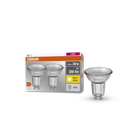 OSRAM 2 Pack PAR16 4.3W Warm White Non-Dimmable GU10 LED Reflector Lamp
