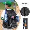 VIGEGARI Baseball Bag Softball Bat Bag, Double-layer Baseball Backpack Adult