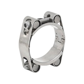 150-160mm T-Bolt Hose Clamp 304 Stainless Steel Pipe Clamp Heavy Duty Tube Clamps Band Width 24mm (1Pieces)