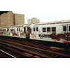 ART.COM Wall Photo A Graffiti Painted Subway Train with Housing