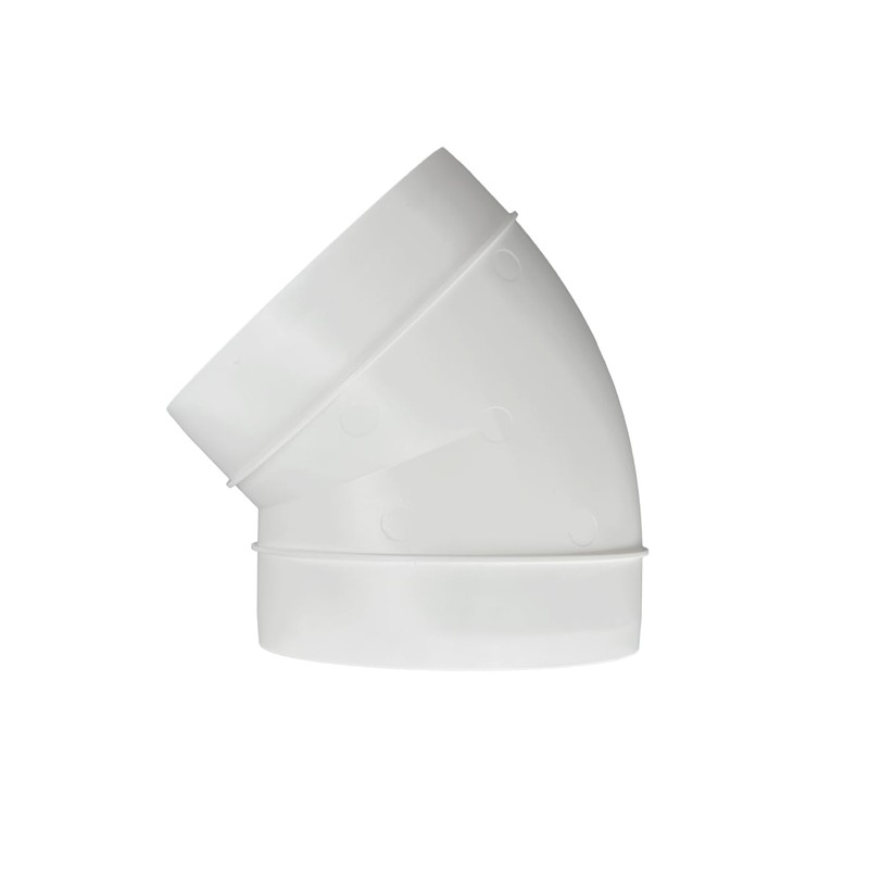 H&C VENT Pipe Elbow 45 Degrees - Exhaust Pipe, Ventilation