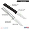 RADA Cutlery Peeling Paring Knife (R102), 2.5" Stainless Steel Hollow