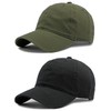 BABAHU Men and Women Baseball Cap Plain Blank Adjustable Classic