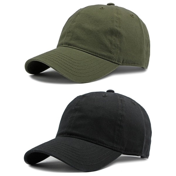 BABAHU Men and Women Baseball Cap Plain Blank Adjustable Classic
