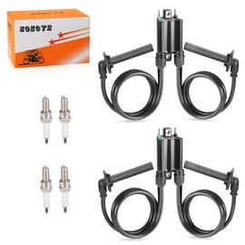 2x Ignition Coil & Spark Plug For Honda Magna 750 VF750 C ST1100 1991-2003