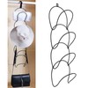 Hats Clothes Tie Holder Wire Stackable Storage Rack Kitchen Organizer