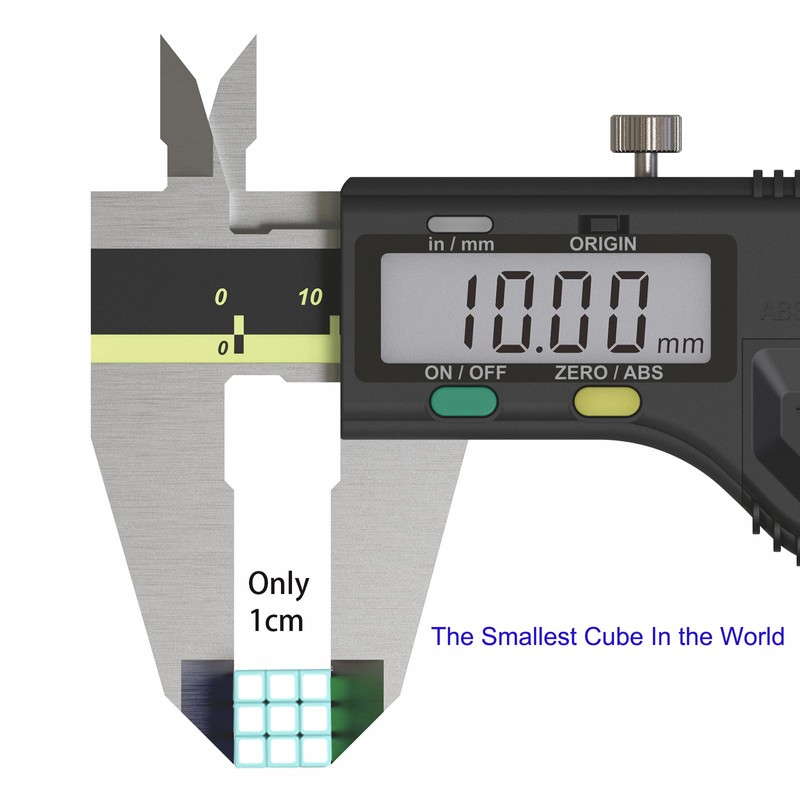 Mini 3x3 Speed Cube - Miniature Magic Cube Puzzle,Small Size