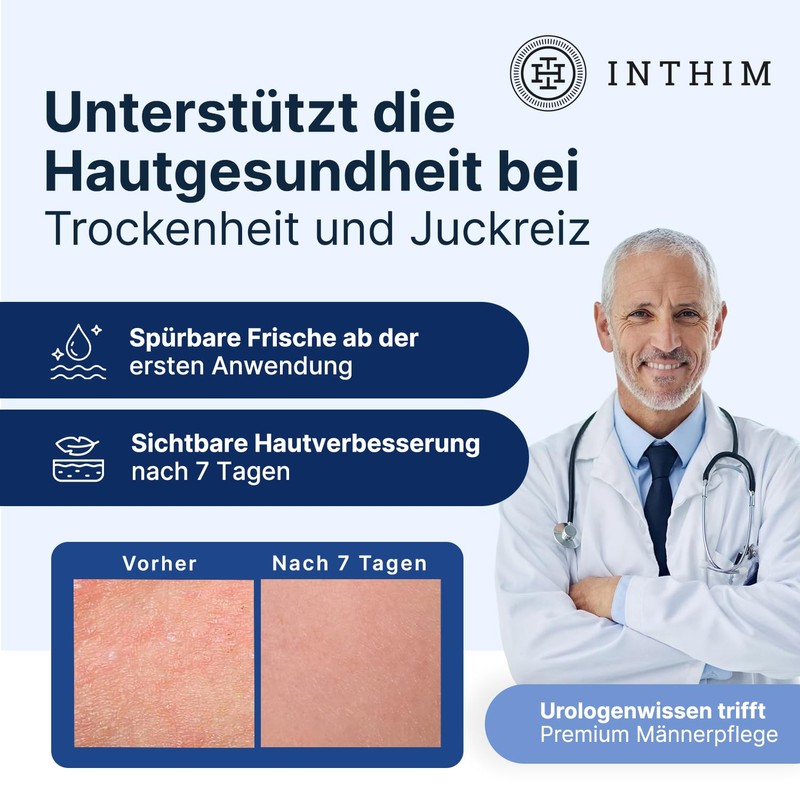 IntHim Antibacterial Intimate Wash Lotion for Men - pH Skin