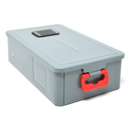 Design61 Metal Case for 25 Spiral Drills Size 1.0-13 x 0.5 mm Empty in Grey