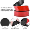 Miuwauer Adhesive Rubber Strips 3" Wide x 1/16 Thick x